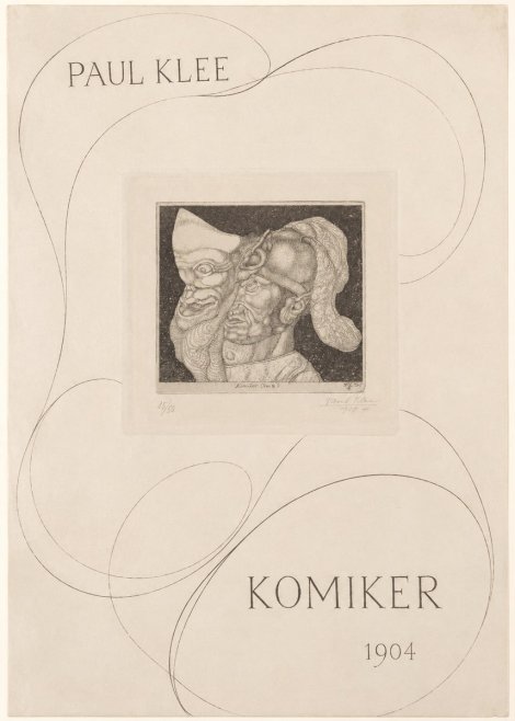 Paul Klee Komiker No3 - Poster