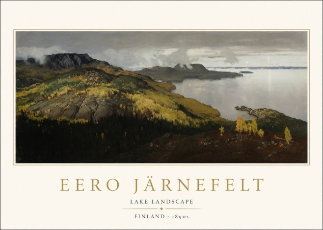 Eero Järnefelt Lake Landscape No1 - Poster
