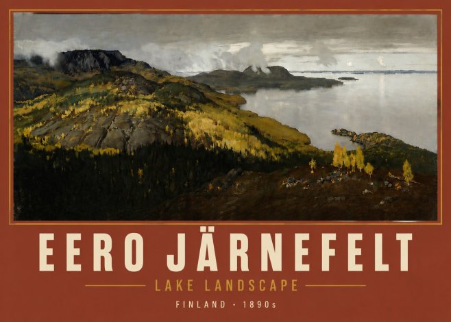 Eero Järnefelt Lake Landscape No5 - Poster