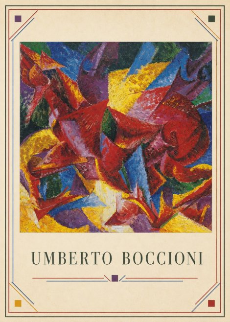 Umberto Boccioni Umberto Boccioni I No3 - Poster