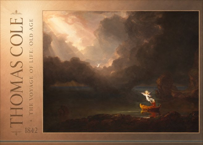 Thomas Cole The Voyage of Life: Old Age II No5 - Poster