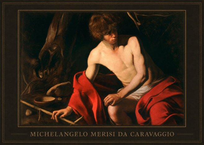 Michelangelo Merisi da Caravaggio John the Baptist (Youth with a Ram) No1 - Poster