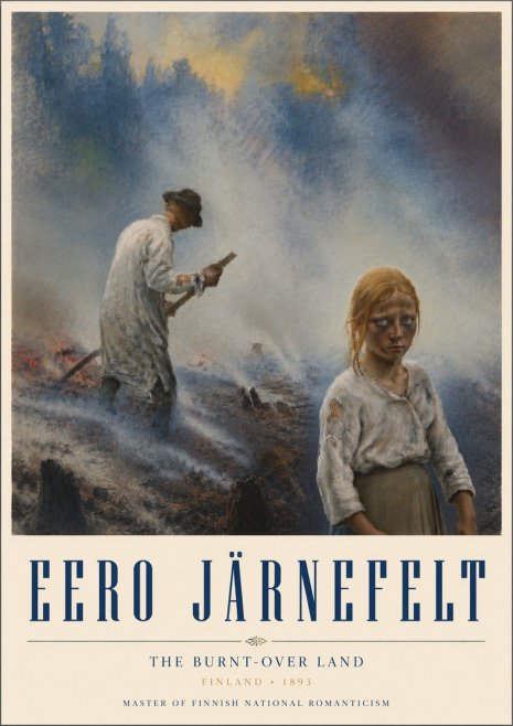 Eero Järnefelt The Burnt-over Land No6 - Poster
