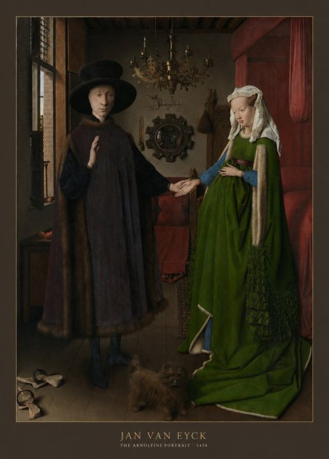 Jan van Eyck The Arnolfini Portrait IV No6 - Poster