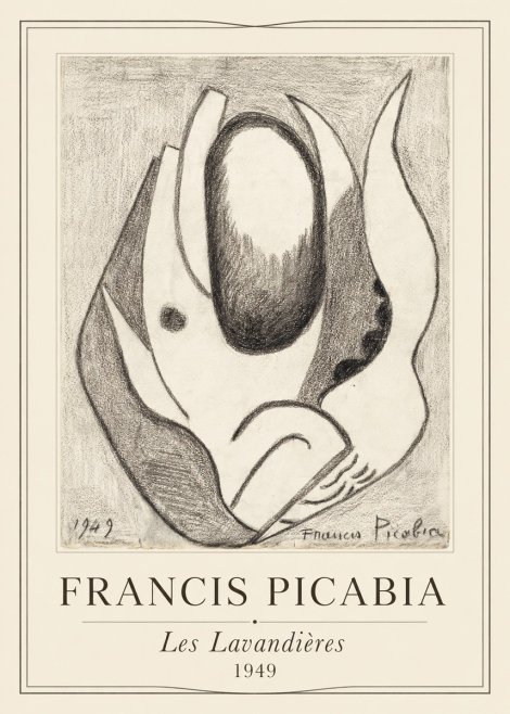 Francis Picabia Les Lavandières No1 - Poster