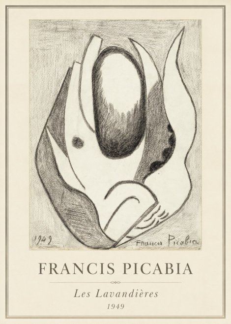 Francis Picabia Les Lavandières No4 - Poster