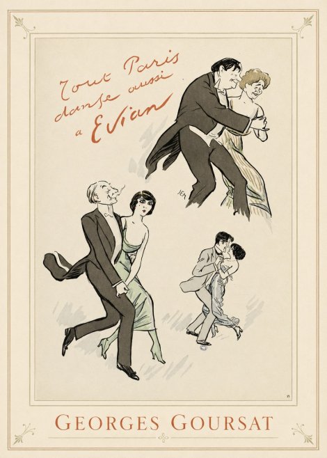 Georges Goursat Tout Paris Danse Aussi À Evian No1 - Poster