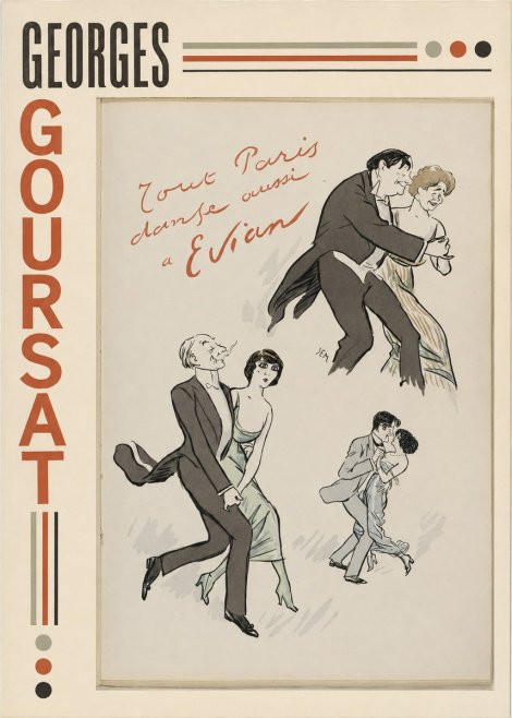 Georges Goursat Tout Paris Danse Aussi À Evian No5 - Poster