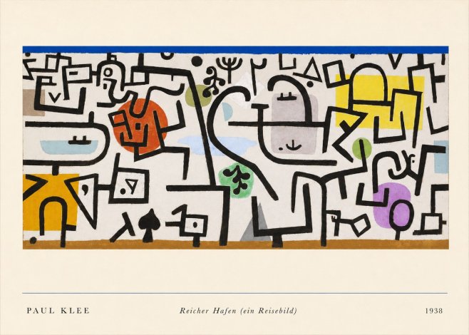 Paul Klee Reicher Hafen (Ein Reisebild) II No4 - Poster