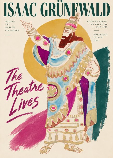 Isaac Grünewald The Theatre Lives No5 - Poster
