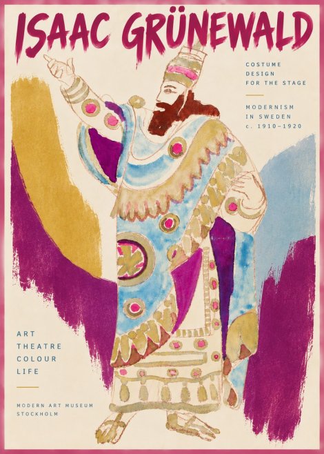 Isaac Grünewald The Theatre Lives No6 - Poster