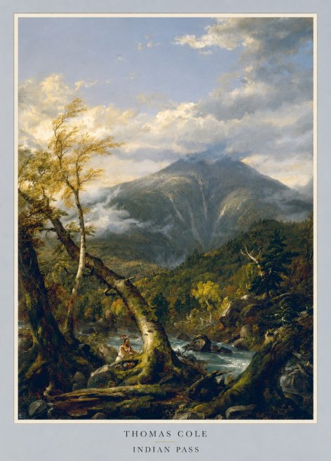 Thomas Cole Indian Pass I No3 - Poster