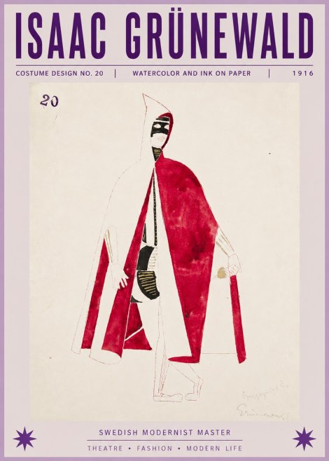 Isaac Grünewald Costume Design No. 20 No6 - Poster
