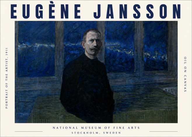 Eugène Jansson Portrait of the Artist, 1911 No4 - Poster