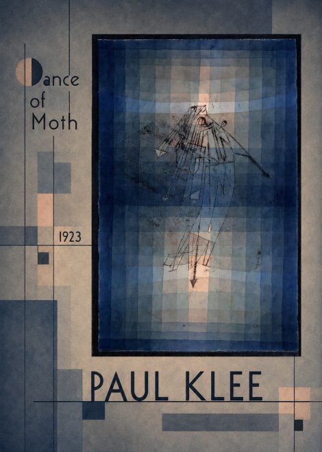 Paul Klee Dance of Moth No2 - Poster