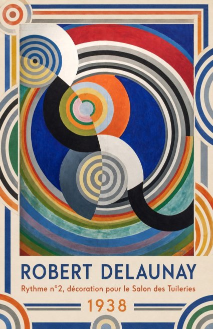 Robert Delaunay Rythme N°2, Décoration Pour Le Salon Des Tuileries No1 - Poster