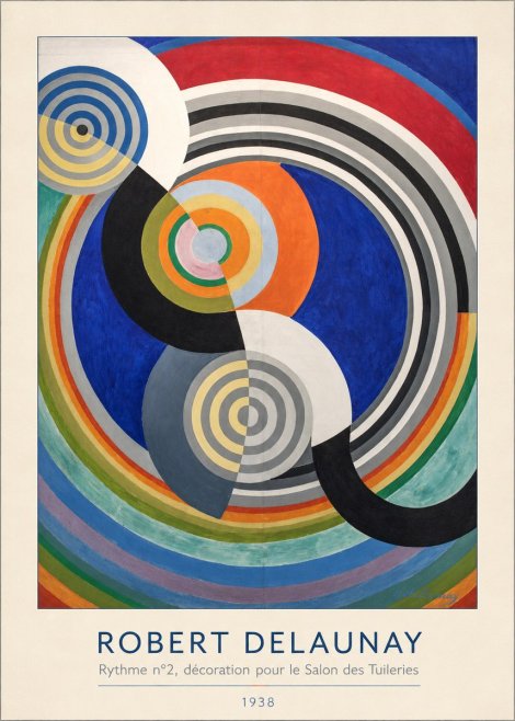 Robert Delaunay Rythme N°2, Décoration Pour Le Salon Des Tuileries No3 - Poster