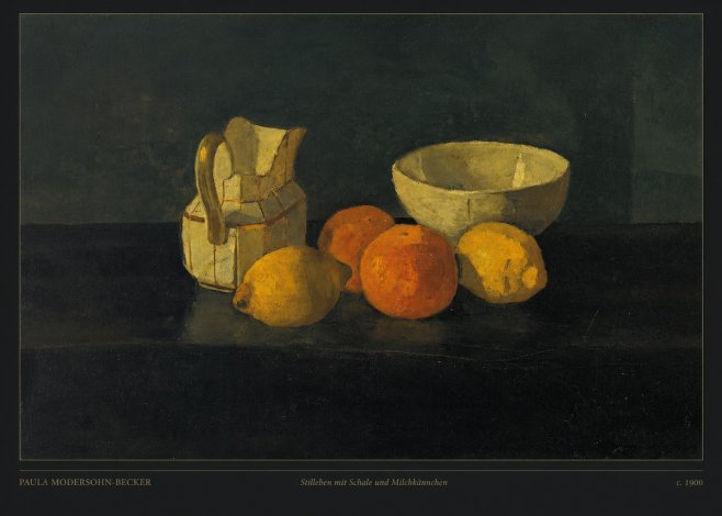 Paula Modersohn-Becker Stilleben Mit Schale Und Milchkännchen No6 - Poster