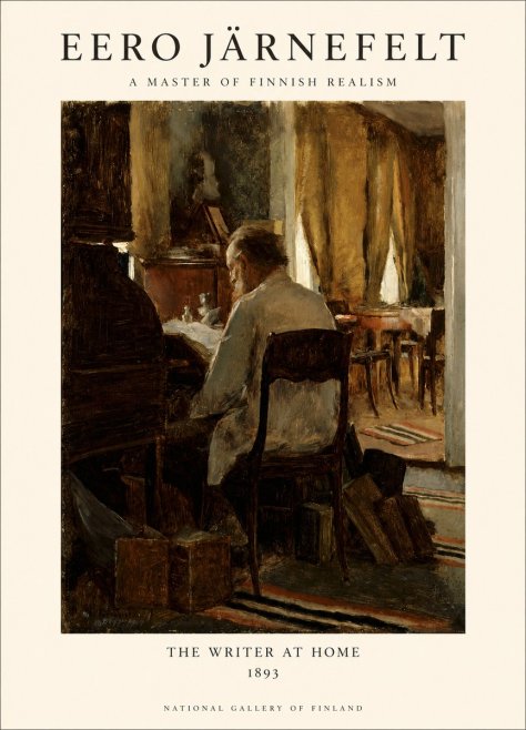 Eero Järnefelt The Writer at Home No1 - Poster