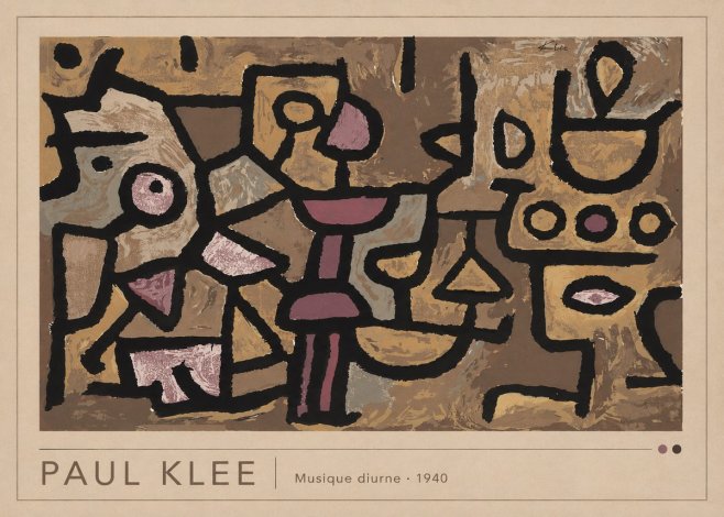 Paul Klee Musique Diurne No2 - Poster