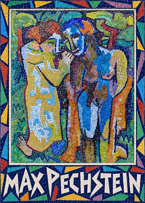 Max Pechstein Couple in Mosaic No1 - Poster