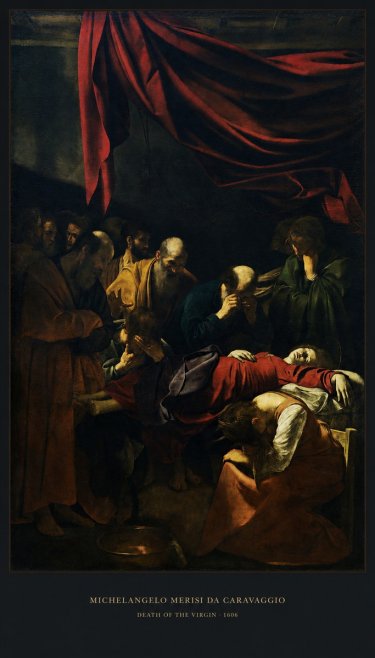 Michelangelo Merisi da Caravaggio Death of the Virgin No5 - Poster