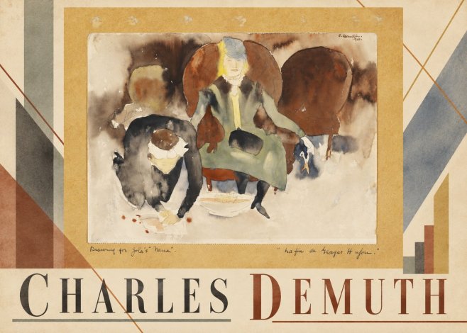 Charles Demuth Drawing for Zola's "Nana" No3 - Poster