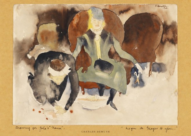Charles Demuth Drawing for Zola's "Nana" No5 - Poster