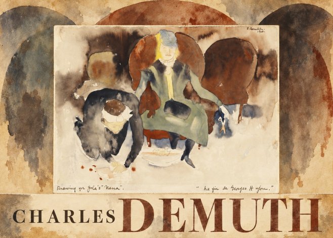 Charles Demuth Drawing for Zola's "Nana" No6 - Poster