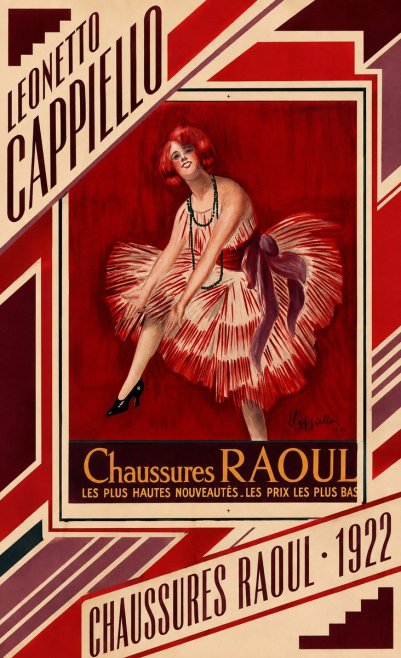Leonetto Cappiello Chaussures Raoul No5 - Poster