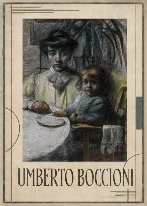 Umberto Boccioni Mother and Sister No1 - Poster