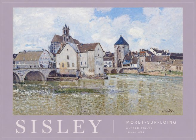 Sisley Moret-sur-loing No4 - Poster