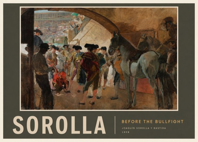 Sorolla Before the Bullfight No4 - Poster