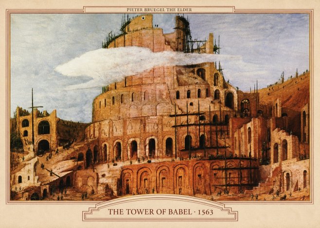 Pieter Bruegel The Tower of Babel XI No5 - Poster