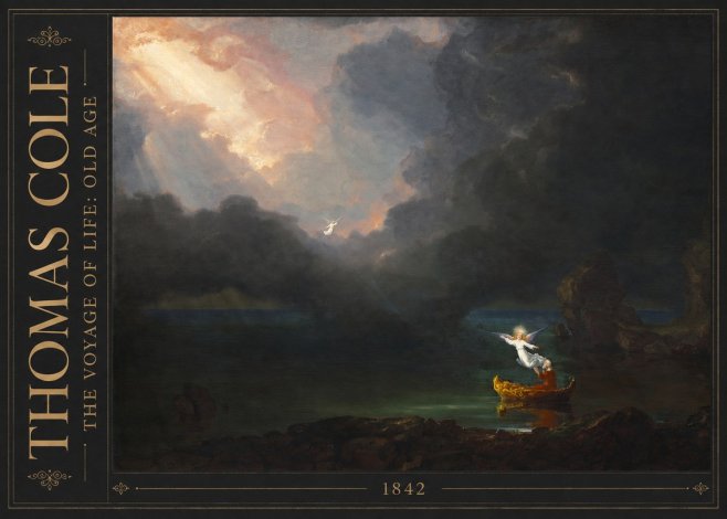 Thomas Cole The Voyage of Life: Old Age III No3 - Poster