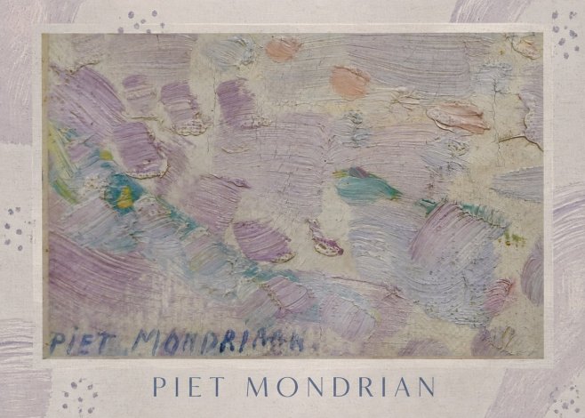 Piet Mondrian Abstract Composition No1 - Poster