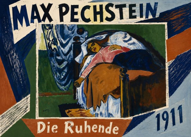 Max Pechstein Die Ruhende No5 - Poster