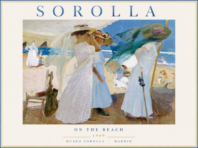 Sorolla On the Beach No5 - Poster