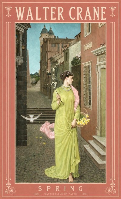 Walter Crane Spring No2 - Poster