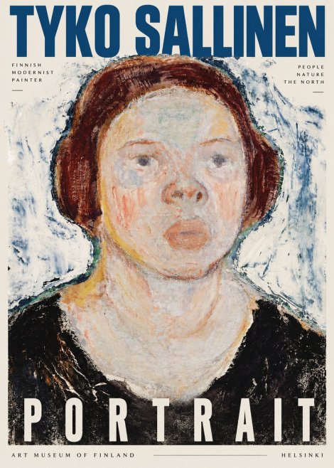 Tyko Sallinen Portrait I No3 - Poster