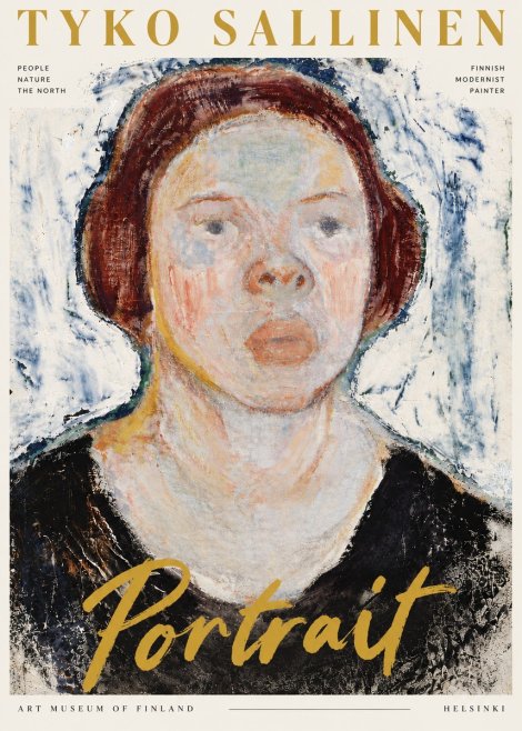 Tyko Sallinen Portrait I No6 - Poster