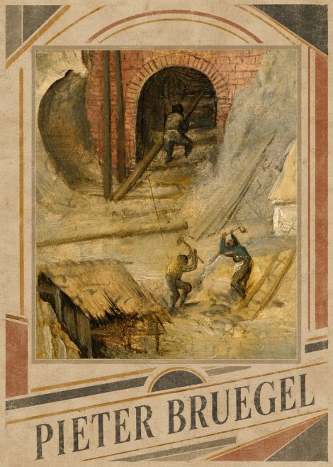 Pieter Bruegel The Miners No3 - Poster