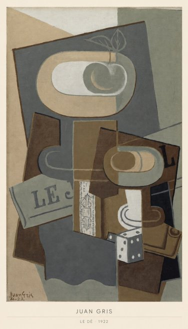 Juan Gris Le Dé No6 - Poster