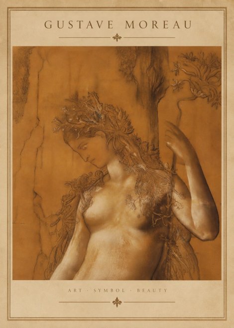 Gustave Moreau Daphne No4 - Poster