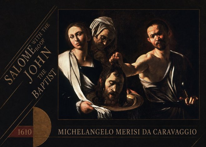 Michelangelo Merisi da Caravaggio Salome with the Head of John the Baptist No6 - Poster