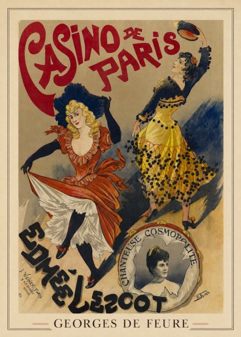 Georges de Feure Edmée Lescot No3 - Poster