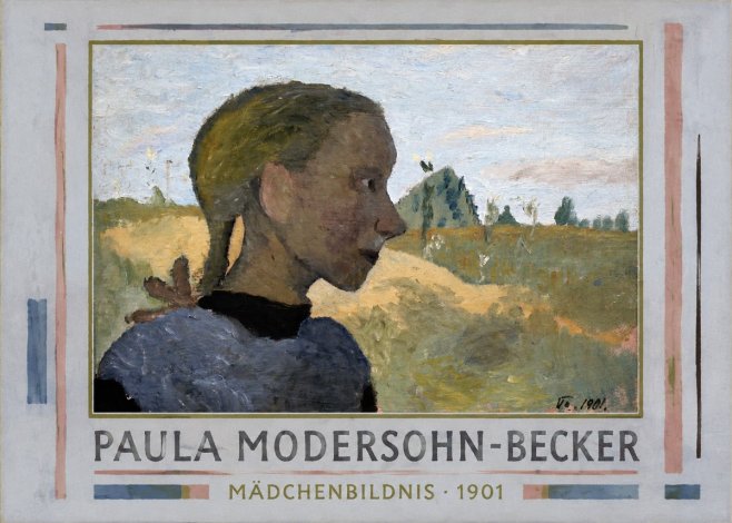 Paula Modersohn-Becker Mädchenbildnis · 1901 No1 - Poster