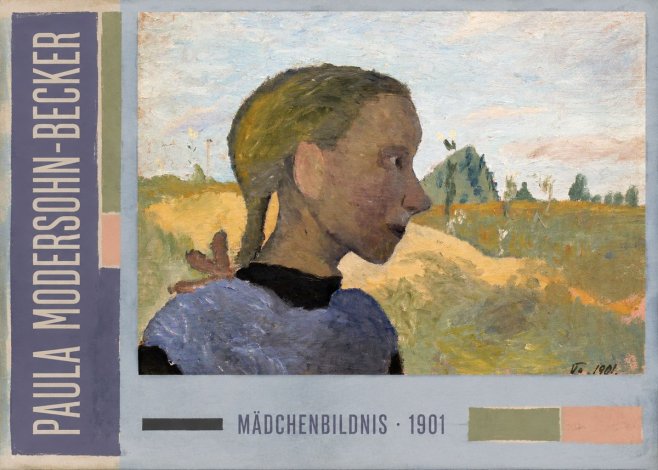 Paula Modersohn-Becker Mädchenbildnis · 1901 No3 - Poster