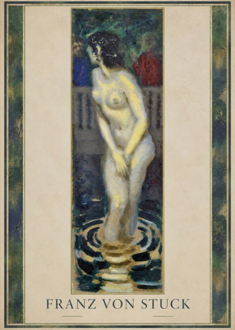 Franz von Stuck The Bather No1 - Poster
