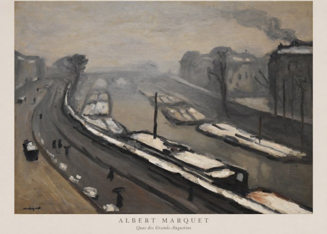 Albert Marquet Quai Des Grands-augustins No6 - Poster